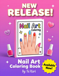Pretty Girl Nail Art And Activity Coloring Book