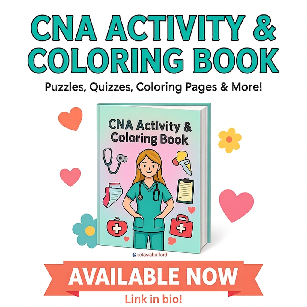 CNA Activity Coloring Book